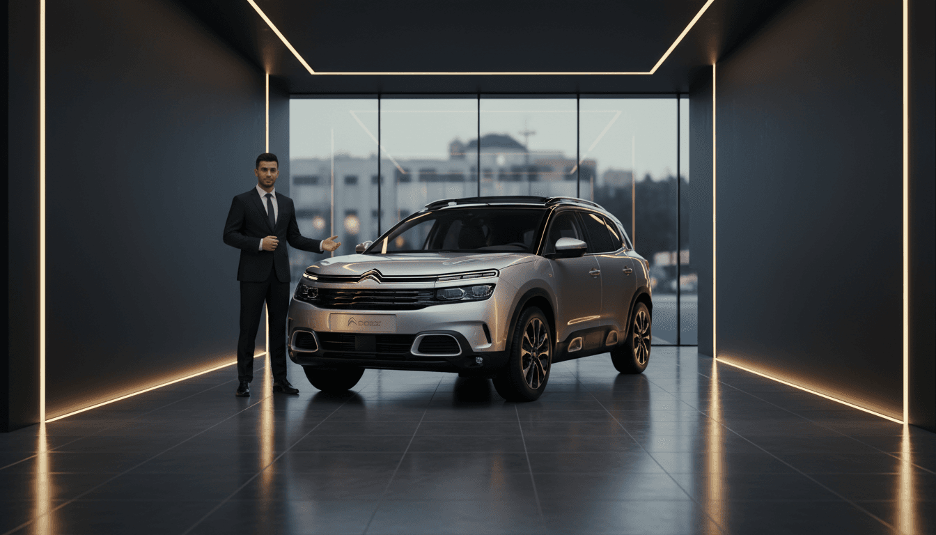 Citroën C5 Aircross 2025 luxe dans la salle d'exposition Mano Tours